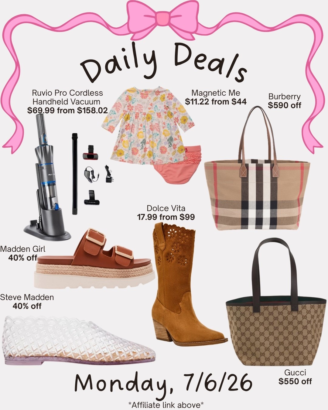 Daily deals

#LTKSaleAlert #LTKMidsize #LTKSeasonal