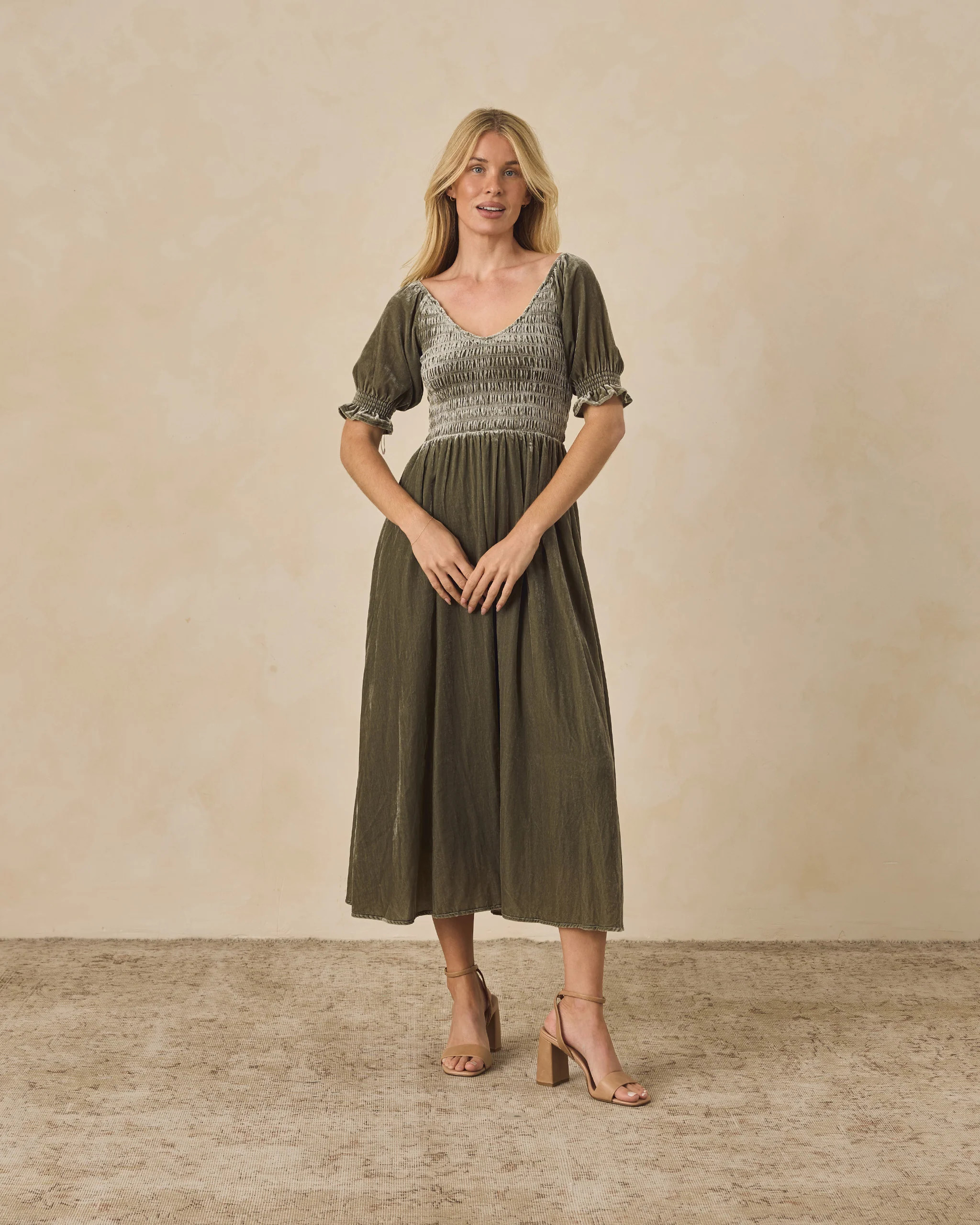 Adele Dress | Pine | Rylee + Cru