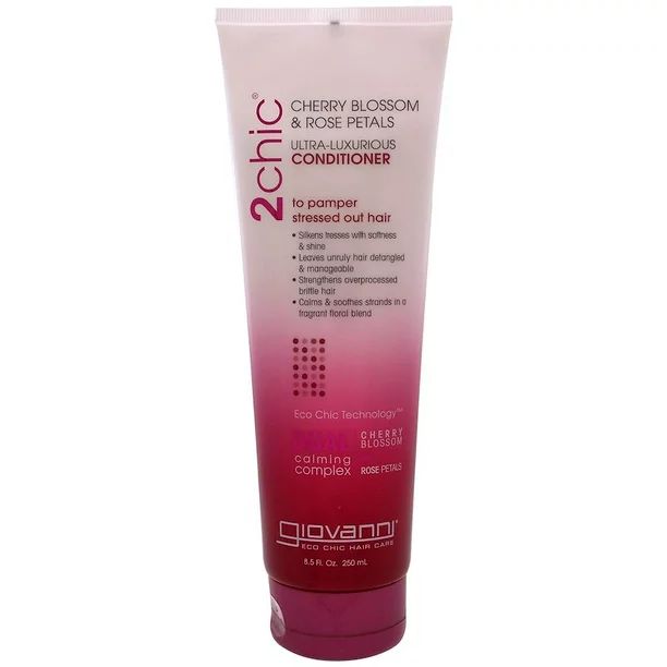 Giovanni Giovanni Conditioner - Ultra Luxurious, Cherry Blossom and Rose for Curly, Wavy Hair, Su... | Walmart (US)