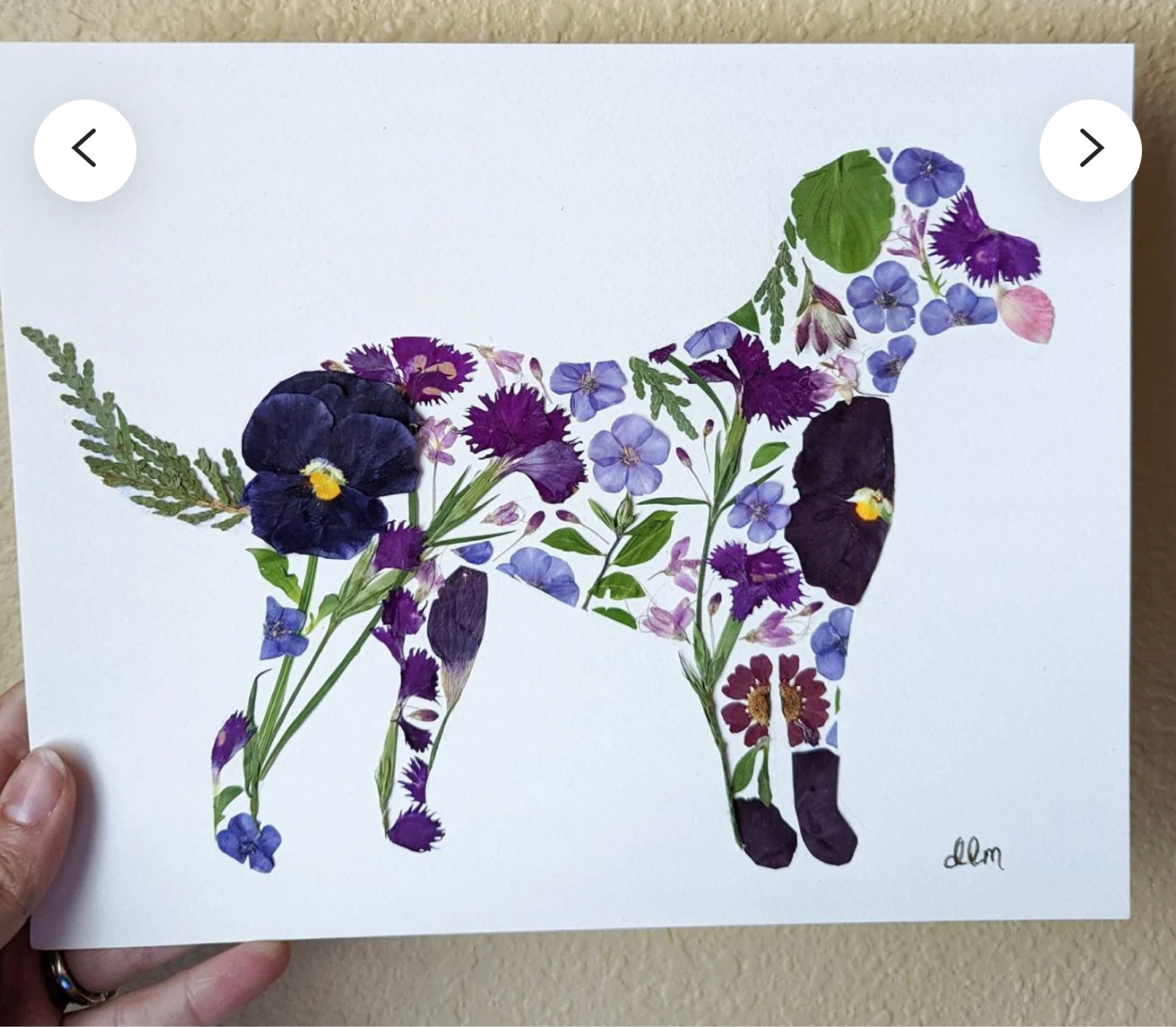 The Pressed Posy rarely has the original left for sale. This is the first time since I started following her this summer. Her work is beautiful! I am waiting on a cavalier print so I wanted to share 💗