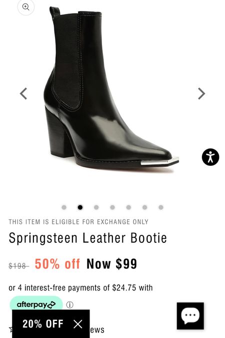 If you’re looking for a bootie that’s on sale AND cool/stylish I found her. 

#LTKSale #LTKsalealert #LTKstyletip