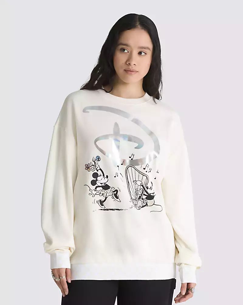 Disney X Vans Swan Song Oversized Long Sleeve Crew Sweatshirt | Vans (US)