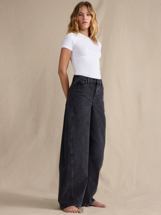 High-Rise Loose Barrel Jean | Banana Republic (US)