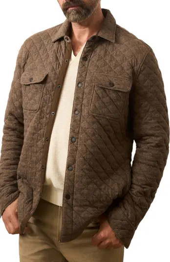 Epic Cotton Blend Quilted Shirt Jacket | Nordstrom