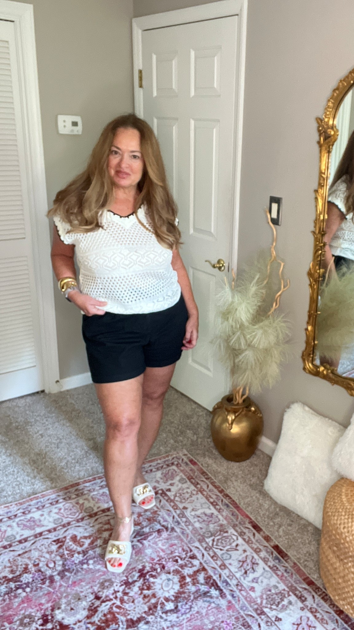 Easy elevated crochet blouse for Summer
Vibes. 

#LTKootd #LTKOver40 #LTKmomlife