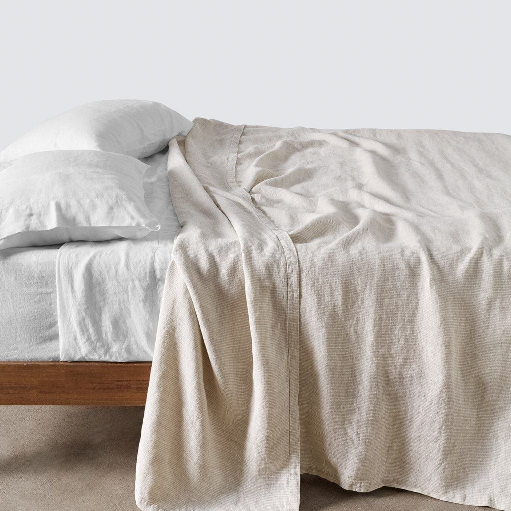 Stonewashed Linen Bed Cover | The Citizenry