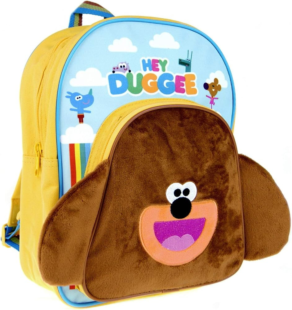 Hey Duggee Kids Plush 3D Backpack Boys Girls Nursery School Childrens Rucksack | Amazon (UK)