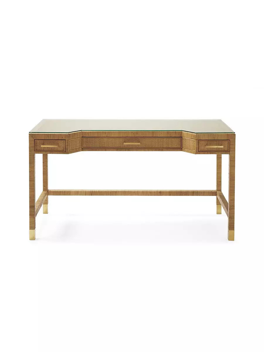 Balboa Rattan Desk | Serena and Lily