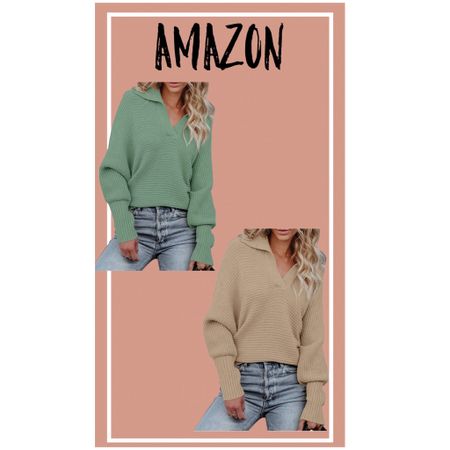 Another adorable Amazon fall sweater! Love the collar on this one!
#fallsweater #womenssweater #sweater 

#LTKHoliday #LTKSeasonal #LTKunder50
