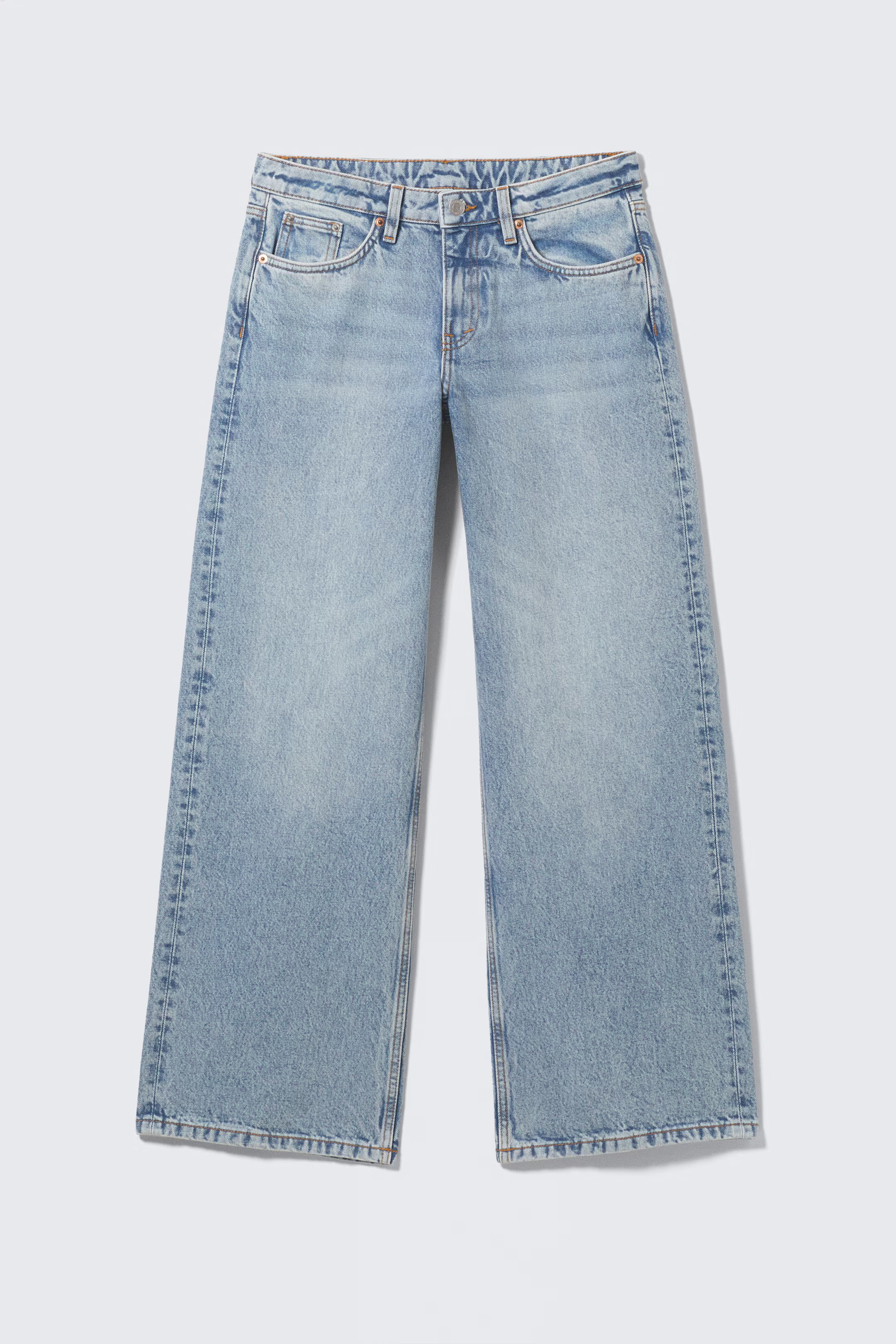 Vaqueros Imoo de tiro bajo y pernera ancha | H&M (FR, IT, ES, PT, BE)