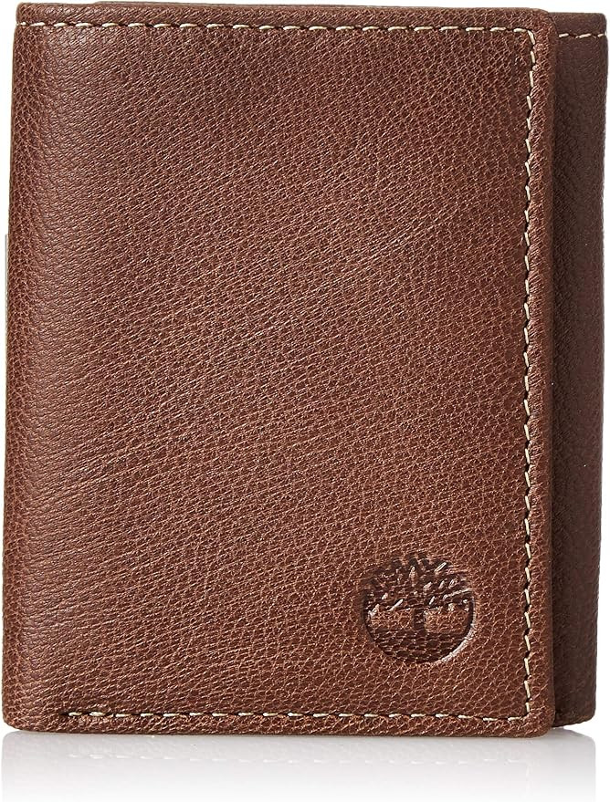 Timberland Men's Genuine Leather Rfid Blocking Trifold Security Wallet | Amazon (US)