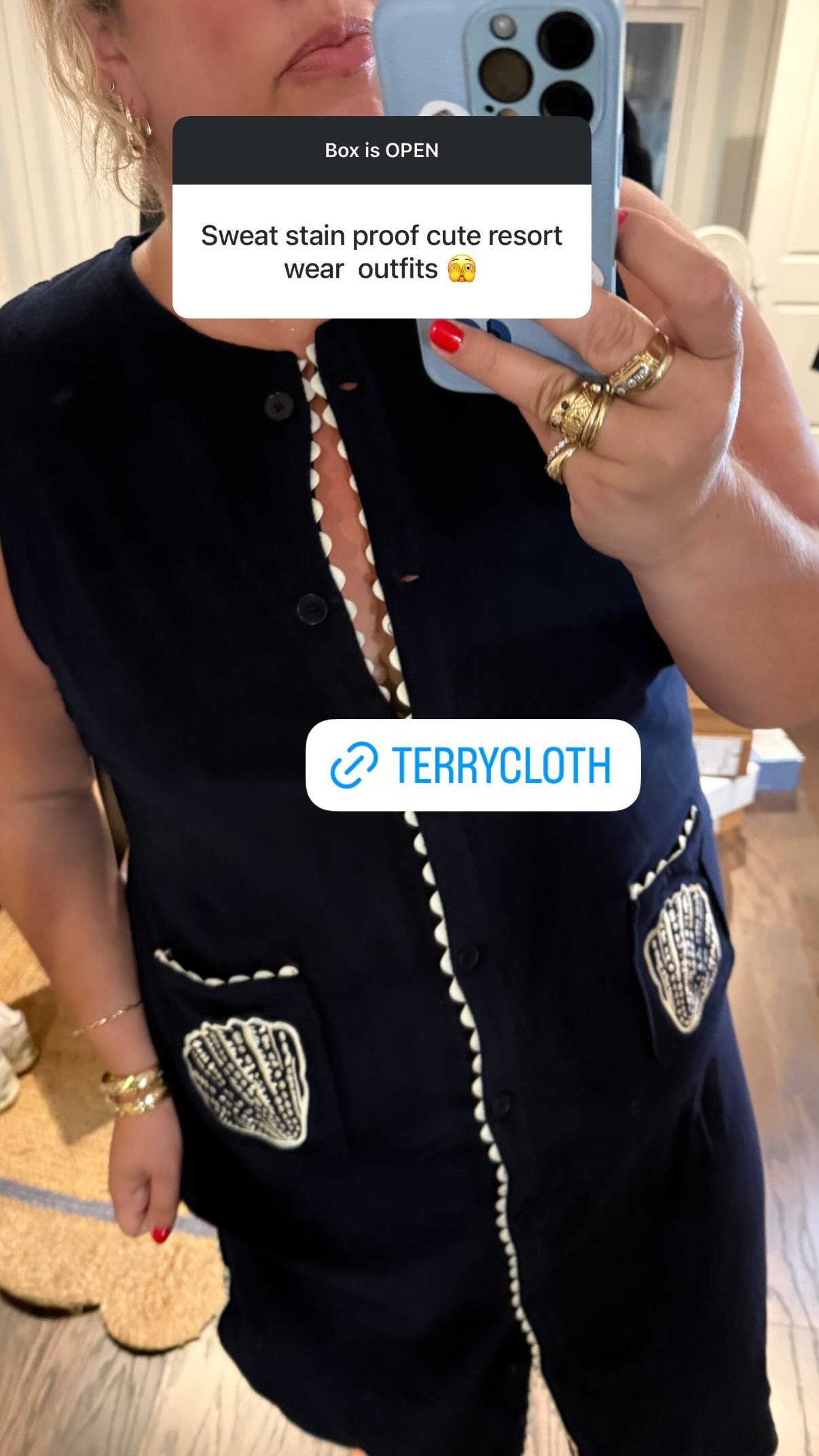 Sweat stain proof cute resort wear dress 

 