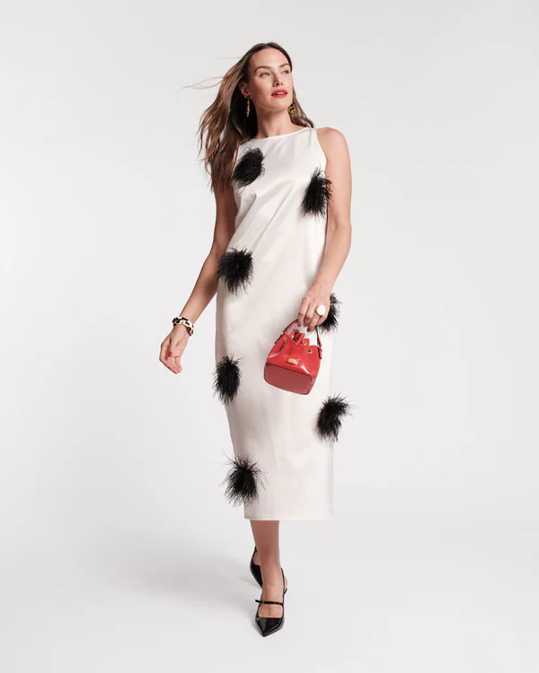 Minnie Bucket - Crinkled Leather Red | Frances Valentine