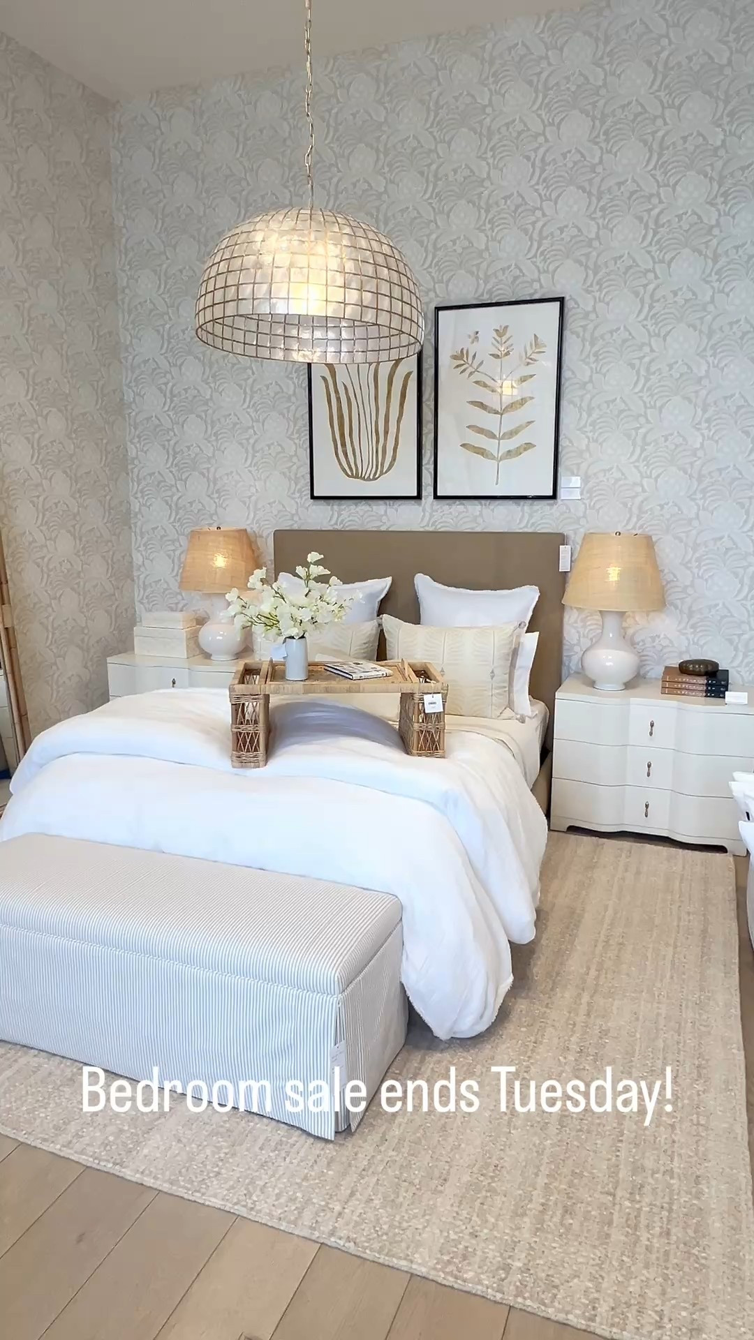 Serena & Lily's bedroom sale is going on now (through Tuesday, 2/10) with up to 30% off!  
- coastal style, coastal bedroom ideas, primary bedroom decor, bedroom furniture, neutral bedroom, calming bedroom, serena & lily bedroom furniture, upholstered beds, king size beds, queen size beds, neutral bedding, cotton bedding, bed pillows, woven hampers, rattan floor mirrors, arched floor mirrors, oversized nightstands, large nightstands, nightstands with drawers, chest, nightstand lamps, white lamps, lamps with woven shade, pillow shams, neutral rugs, bedroom rugs, 8x10 rugs, 9x12 rugs, capiz lighting, bedroom pendant lights, bedroom chandeliers, coastal lighting, beach house bedroom, neutral wallpaper, bedroom bench, striped bench, upholstered bench, decorative boxes, nightstand decor, white duvet covers, white bedding

#LTKHome #LTKSaleAlert