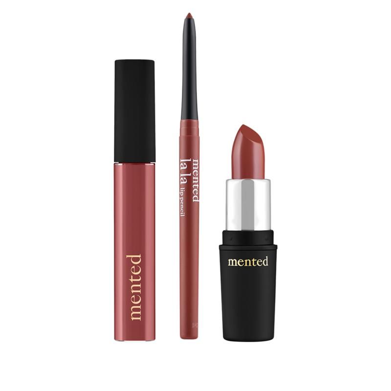 Mented Try Me Trio Nude Lip Set | HSN