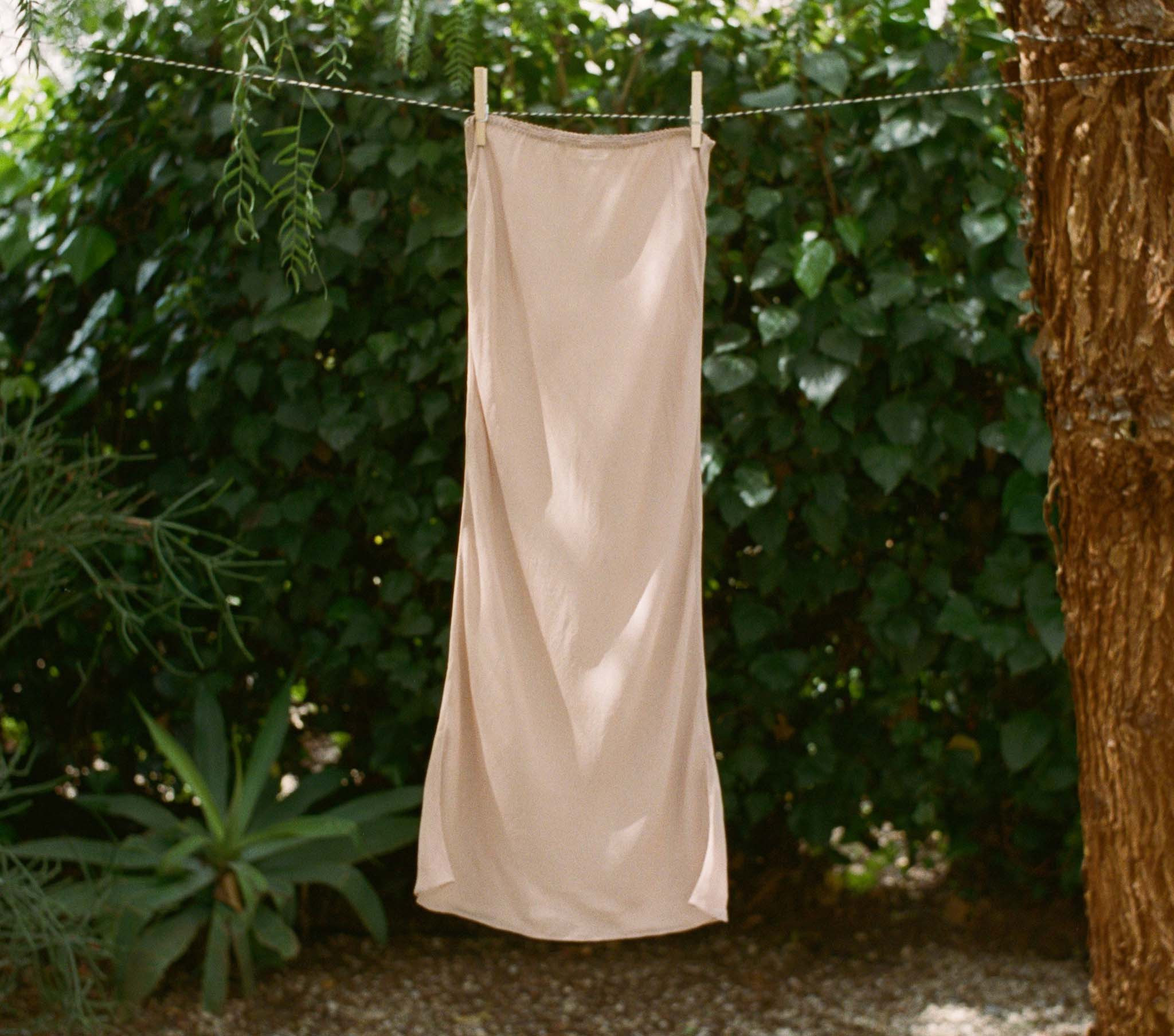 Long Skirt Slip - Carob | DÔEN | DOEN