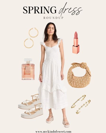 Spring dress roundup // the perfect white dress! Pair with natural accessories and this is the ultimate spring uniform.

#LTKSeasonal #LTKfindsunder100 #LTKstyletip