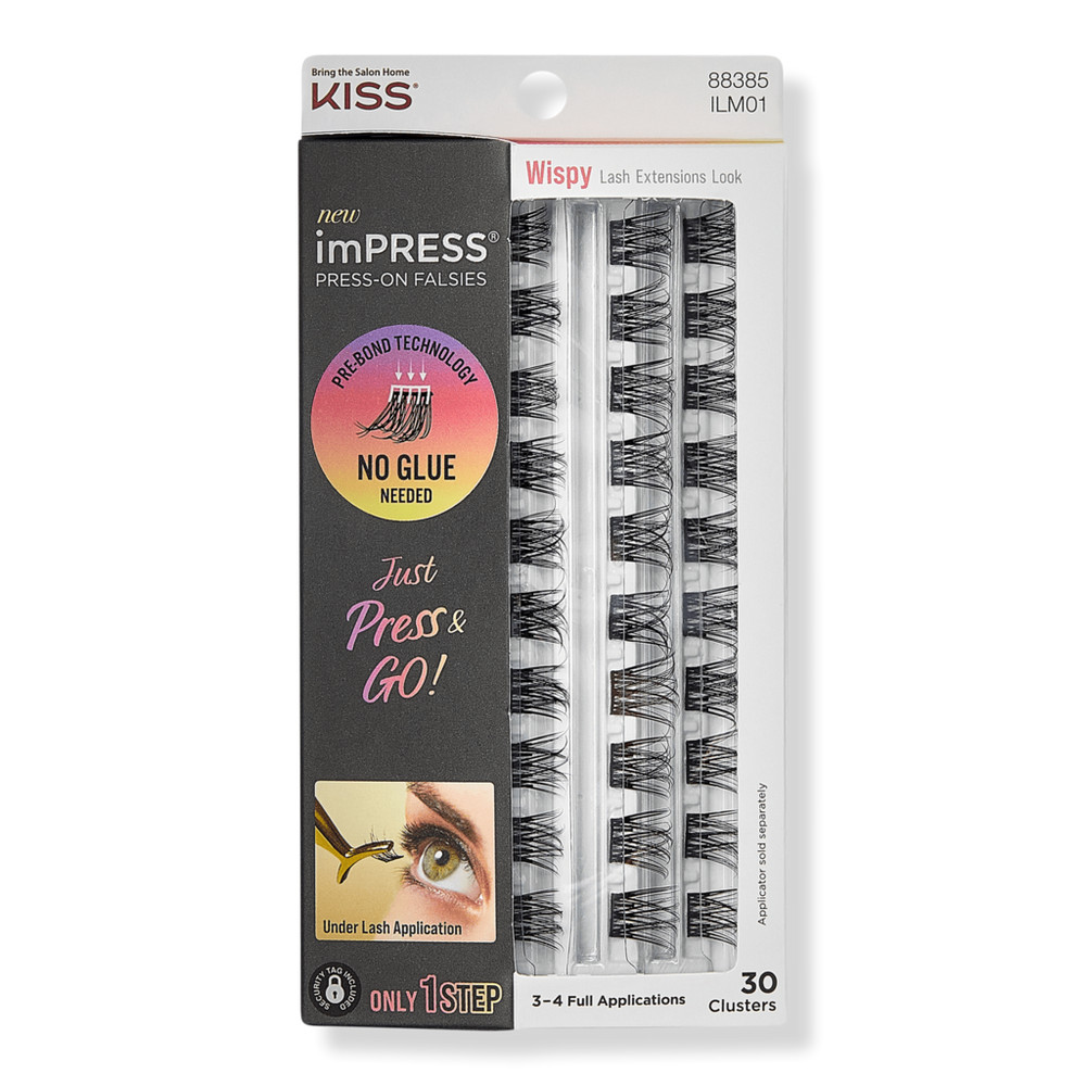Kiss imPRESS Press-On Falsies Eyelash Clusters Wispy Refill Pack | Ulta