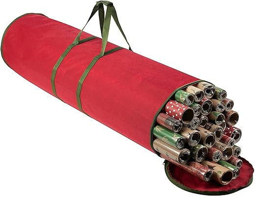 ZOBER Wrapping Paper Storage Containers - 40 Inch Gift Wrapping Organizer Storage - Fits 20 Stand... | Amazon (US)