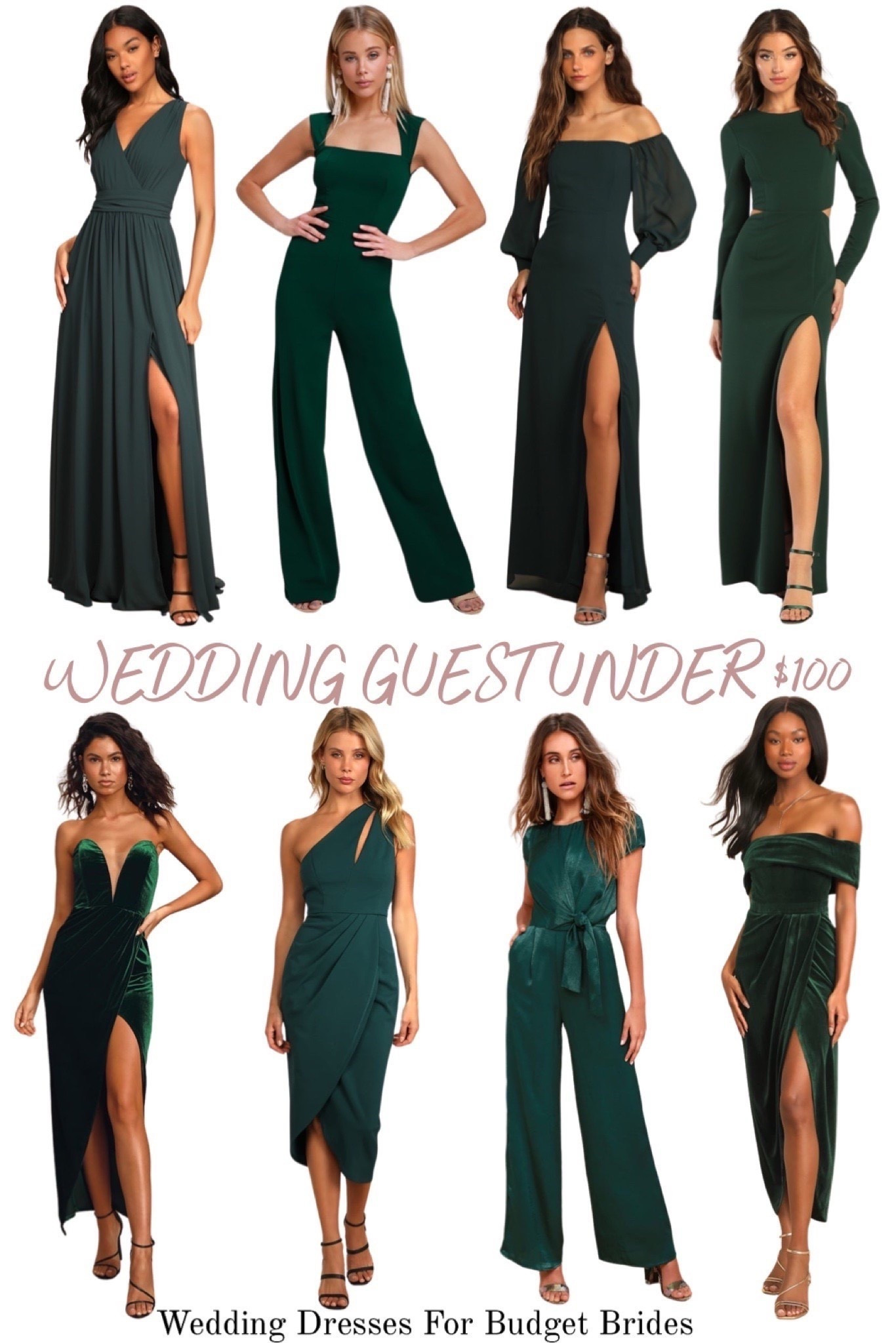 Wedding guest ideas for under $100 at Lulus. Some are on sale today with amazing discounts!

Special occasion dresses, prom dresses, wedding guest dresses, formal dresses, green dresses, wedding guest jumpsuits.

#LTKSaleAlert #LTKSeasonal #LTKWedding