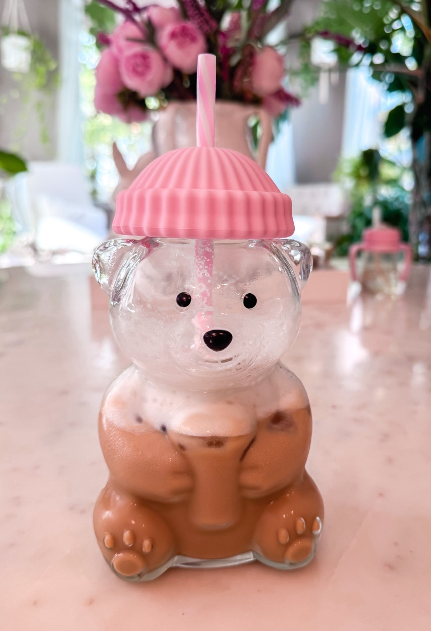 Viral Starbucks dupe Coffee cup, but make it pink! 🎀 My favorite coffee cup for sure! The glass is nice and thick and holds so much coffee! ☕️ 


Home finds, Amazon home finds, coffee cup, coffee cup, iced coffee, home finds, coffee bar, coffee station, ice coffee cup, travel coffee cup, glass coffee cups, summer finds, summer 2026

#LTKHome