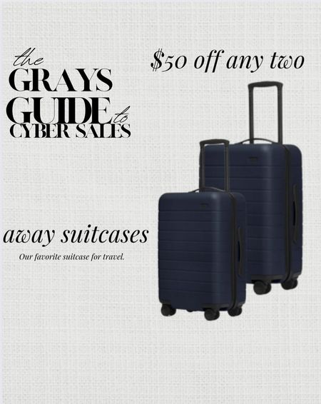 $50 off any two away suitcases 

#LTKGiftGuide #LTKCyberweek #LTKtravel
