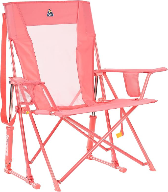 GCI Outdoor Comfort Pro Rocker Camping Chair | Portable Folding Rocking Chair with Durable Armres... | Amazon (US)