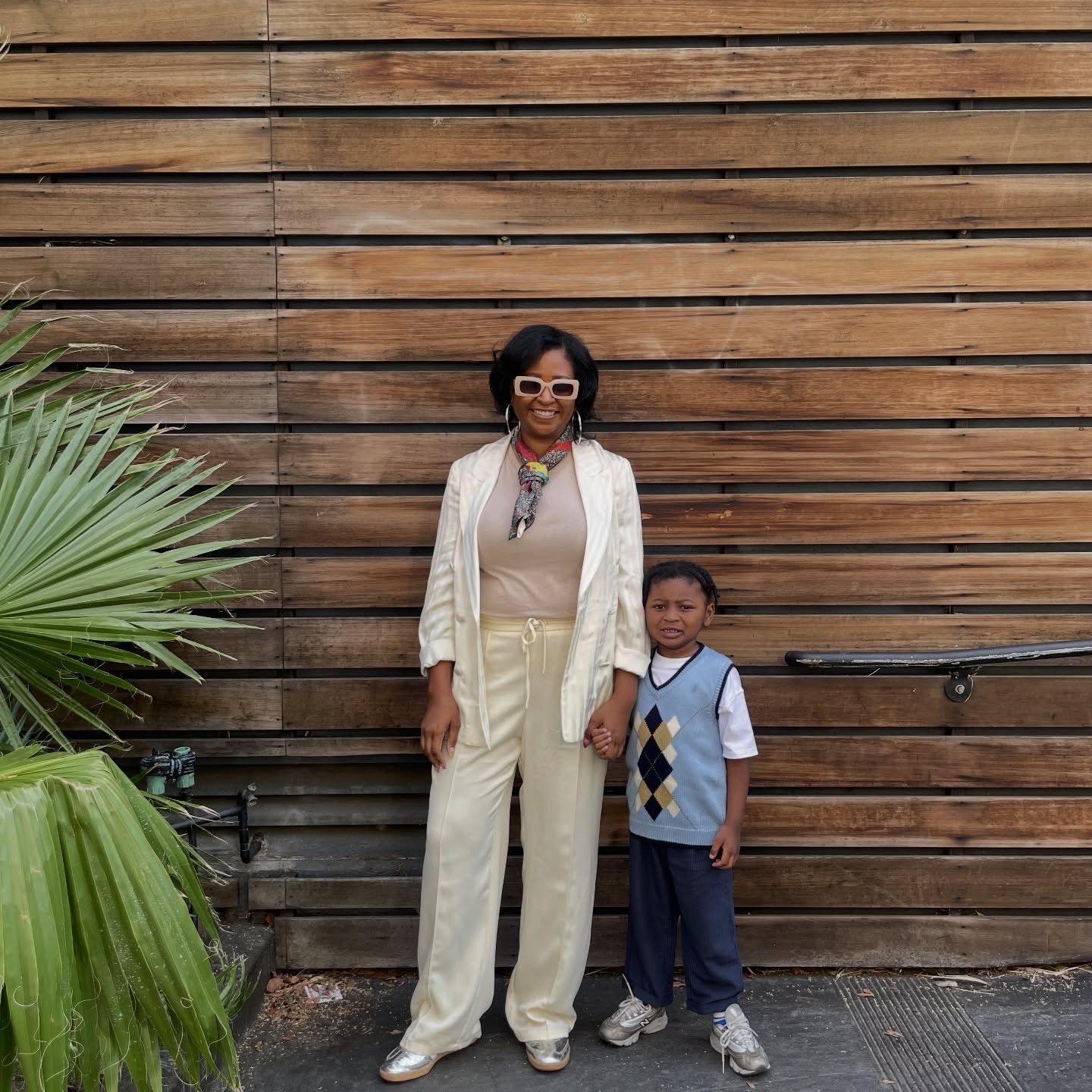 Happy Resurrection Sunday ✨
Feeling Godly, covered, and thankful.
Crazy to think I wore this suit for my maternity shoot… and now Aare is here, growing so fast 🥹💜
