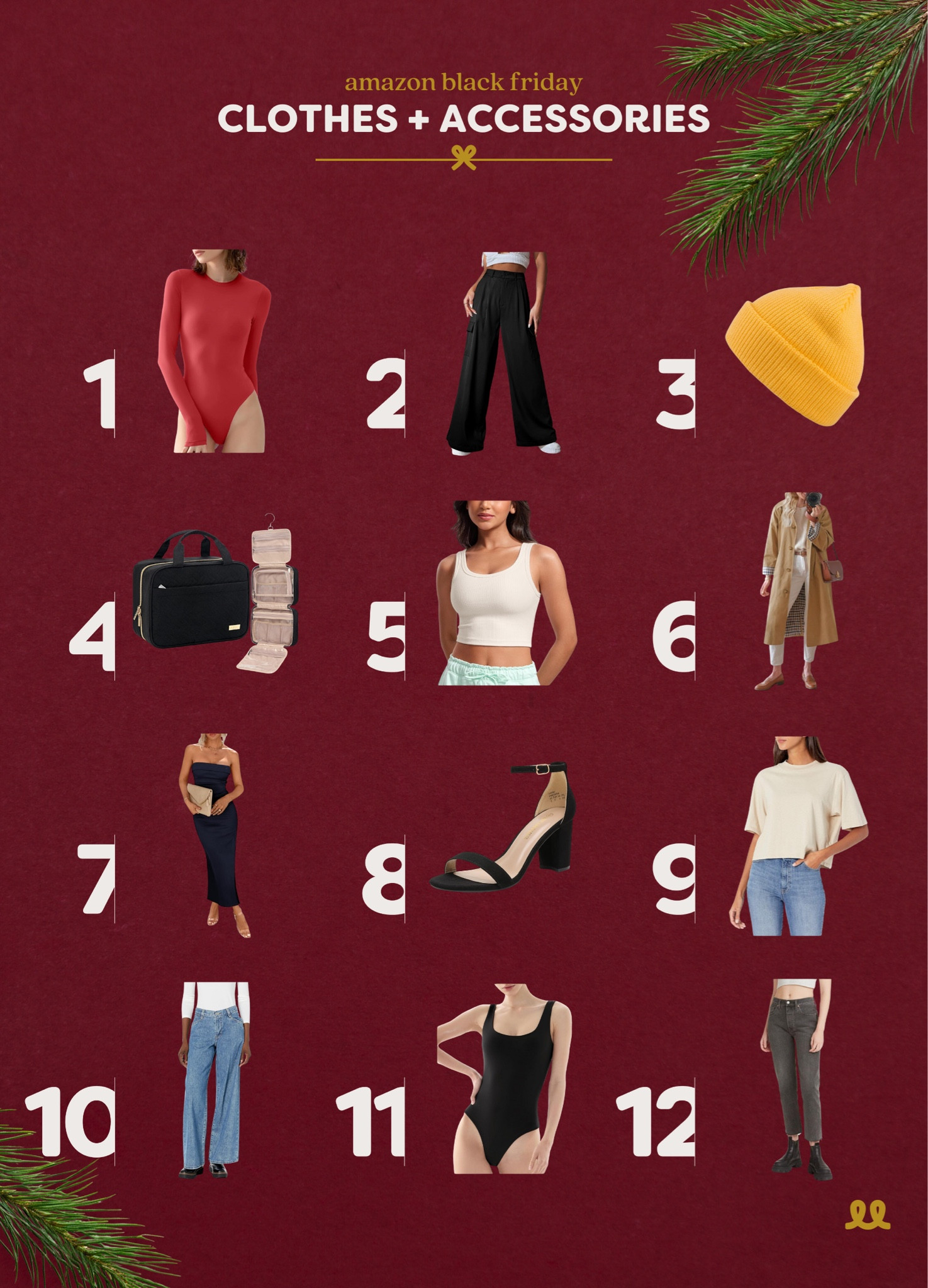 Amazon Black Friday clothing and accessories favorites 

#LTKGiftGuide #LTKHoliday #LTKSaleAlert