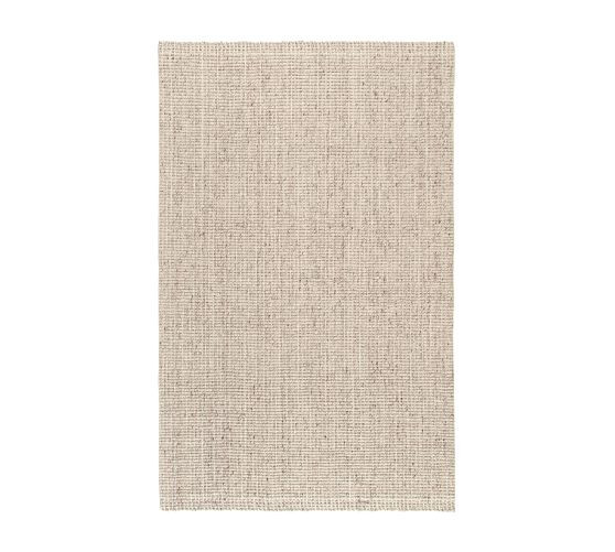 Chunky Wool Jute Rug | Pottery Barn (US)