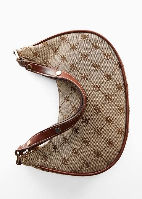 Jacquard shoulder bag | MANGO (US)