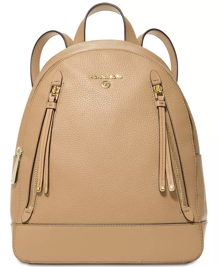 Michael Kors Brooklyn Leather Medium Backpack & Reviews - Handbags & Accessories - Macy's | Macys (US)