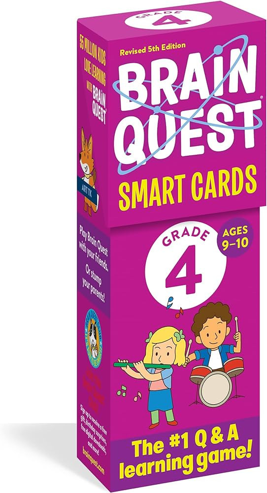 Brain Quest 4th Grade Smart Cards Revised 5th Edition (Brain Quest Smart Cards) | Amazon (US)
