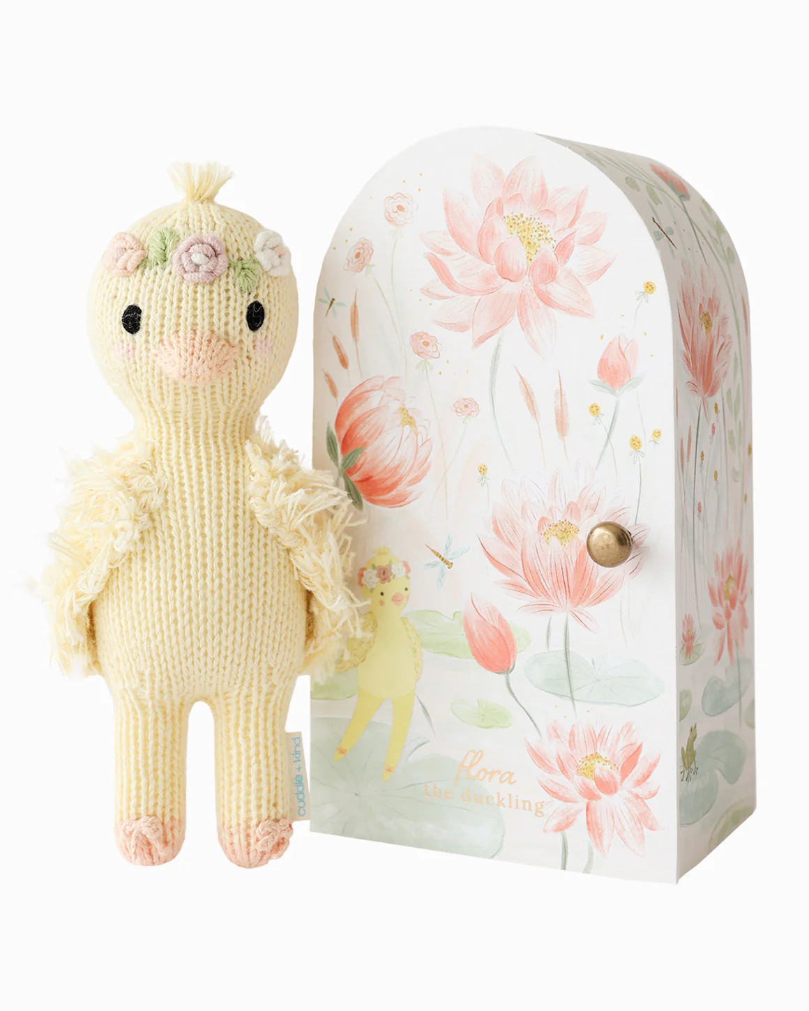 Tiny Flora the duckling (mauve) | cuddle+kind