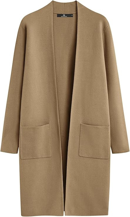 LILLUSORY Women's Long Cardigan Sweaters Lightweight Fall Coatigan Jacket Trendy 2024 Oversized S... | Amazon (US)