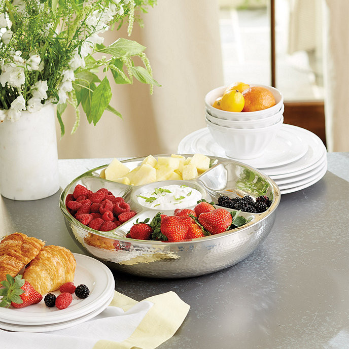 Avalon Double Walled Hors d'Oeuvres Tray | Ballard Designs, Inc.
