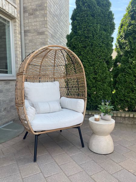My Walmart egg chair is in stock! 

My side table is last year Target purchase but I don’t see it available this year.

Walmart home, Walmart find, egg chair, outdoor furniture, 

#LTKhome #LTKFind #LTKSeasonal