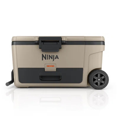 Ninja FrostVault 65qt Wheeled Cooler with Dry Zone, Integrated Fridge-Temp Dry Storage Drawer, Premium Heavy-Duty Insulated Cooler, Keeps Ice for Days | Wayfair North America