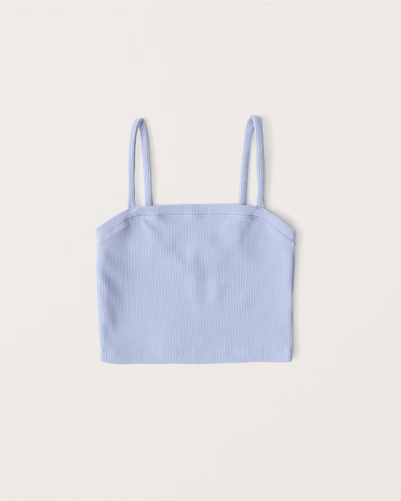 Seamless Rib Cropped Cami | Abercrombie & Fitch (US)