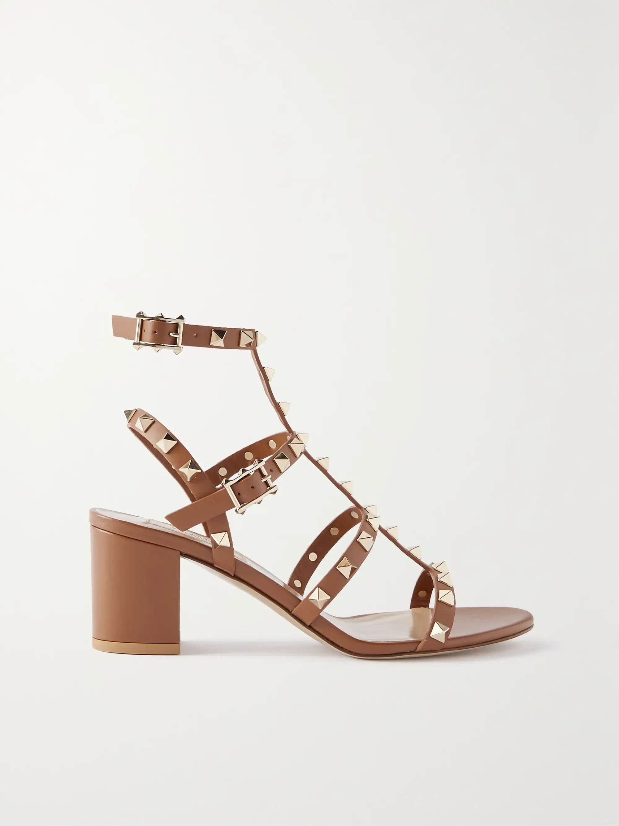 Rockstud 60 leather sandals | NET-A-PORTER (US)