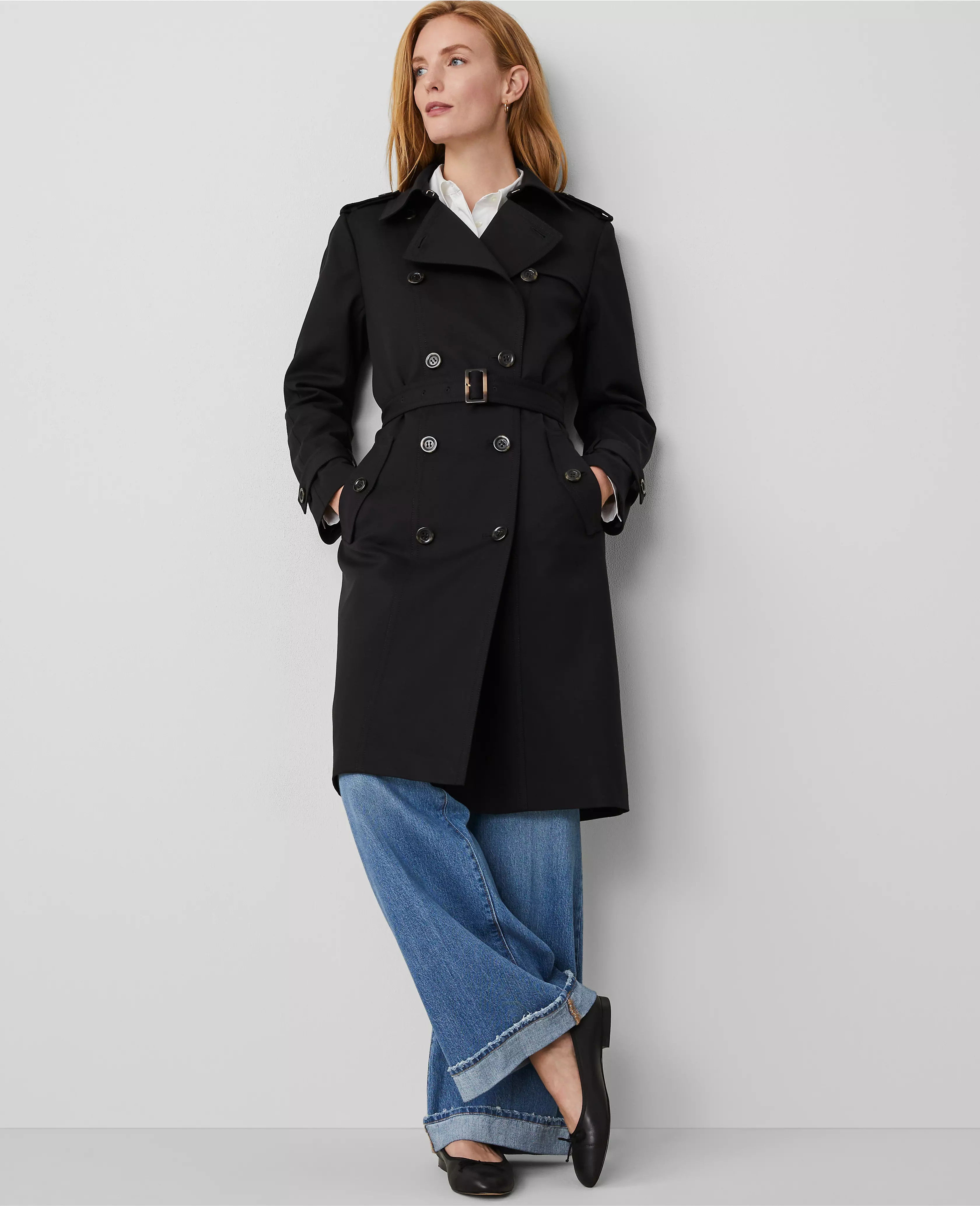 Fitted Trench Coat | Ann Taylor