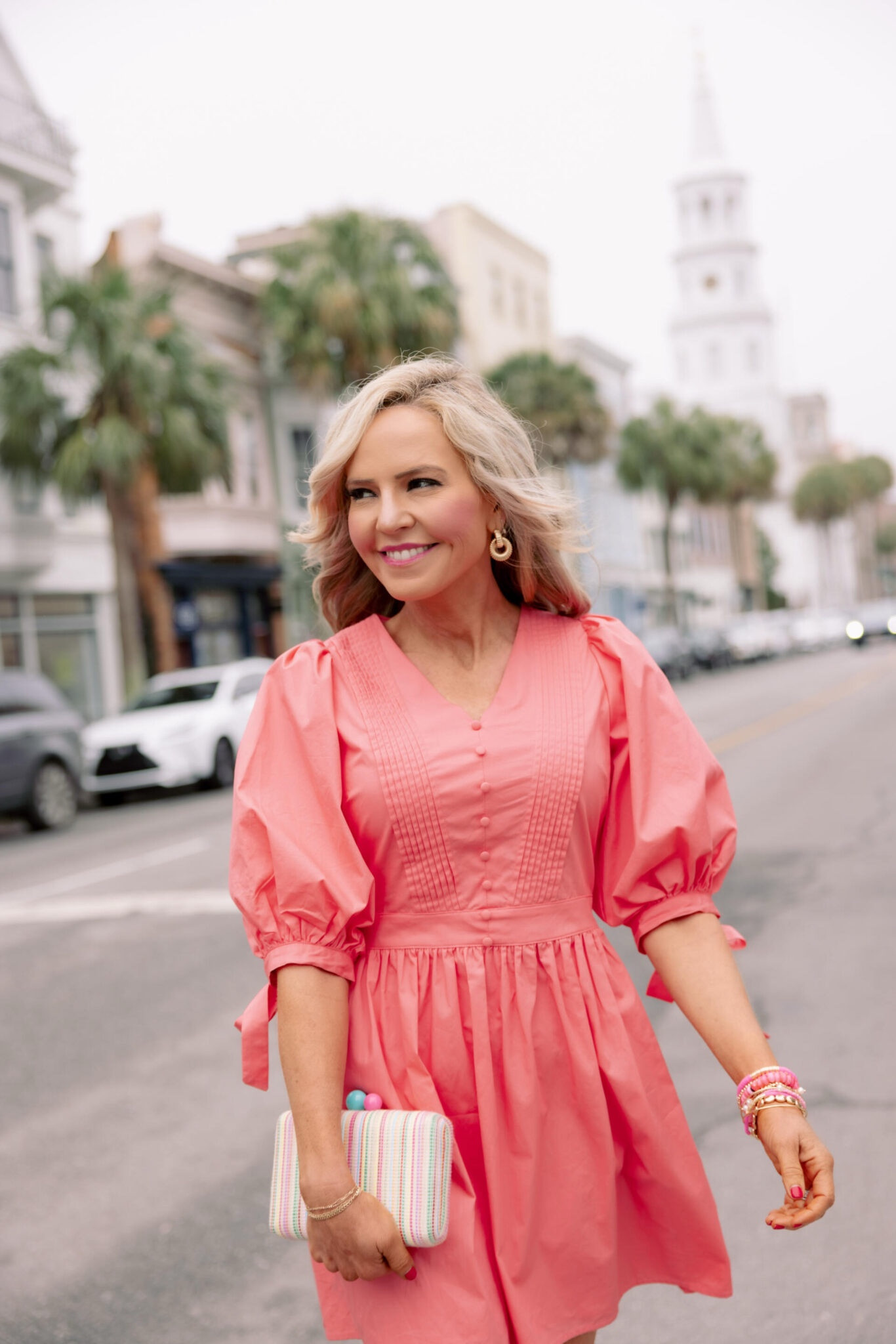 whimsical in watermelon, this brightly colored melon mini will wow the crowds for spring // wearing XS and under $75 with my code natasha15 | 

#LTKSeasonal #LTKStyleTip #LTKFindsUnder100