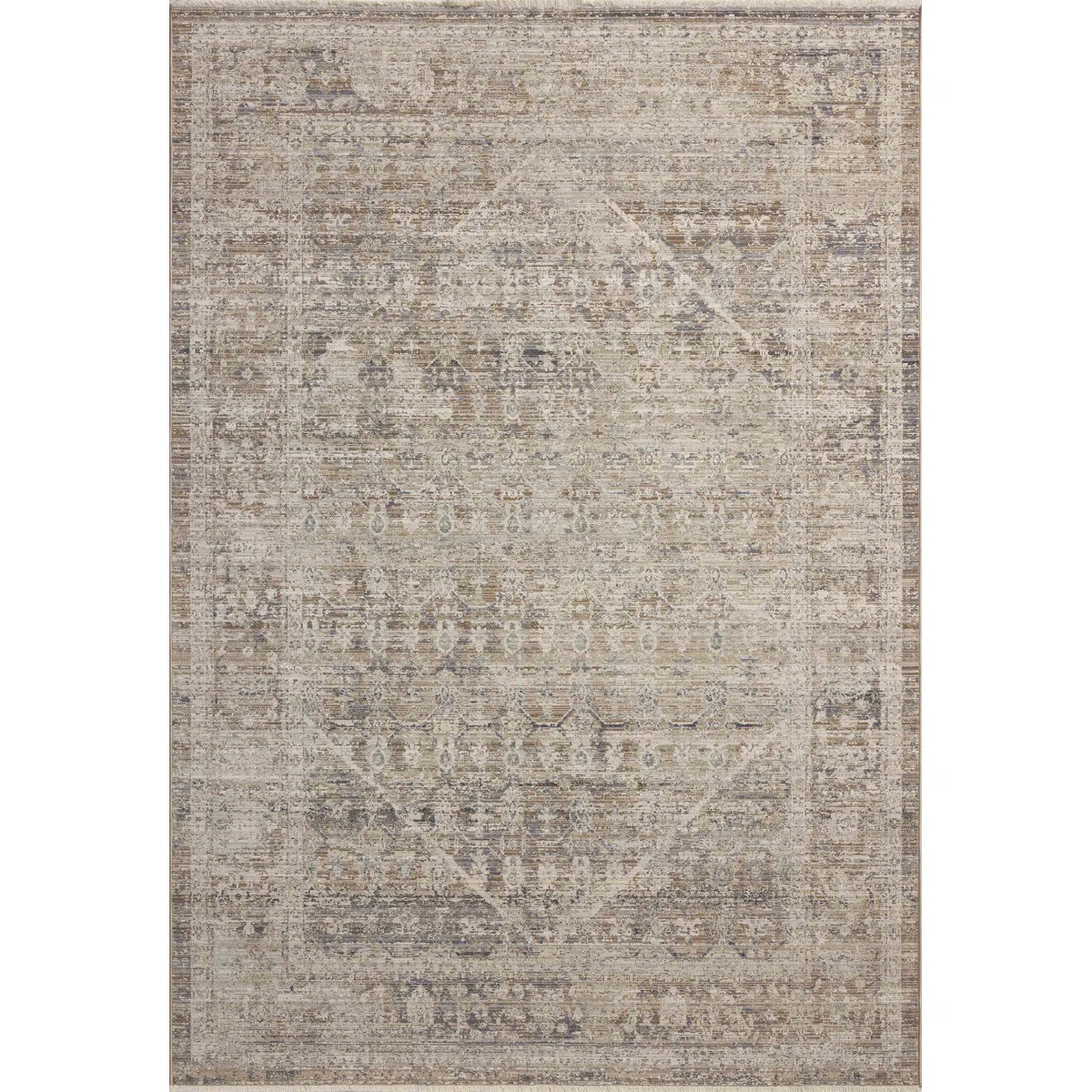 Chris Loves Julia x Loloi Ida Slate / Natural Area Rug | Wayfair North America