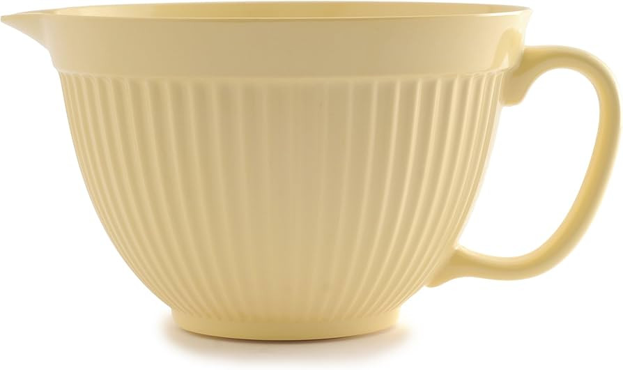 Norpro Melamine 1017 Grip-EZ Mixing Bowl, 4 quart, Yellow, 3.8 liters | Amazon (US)