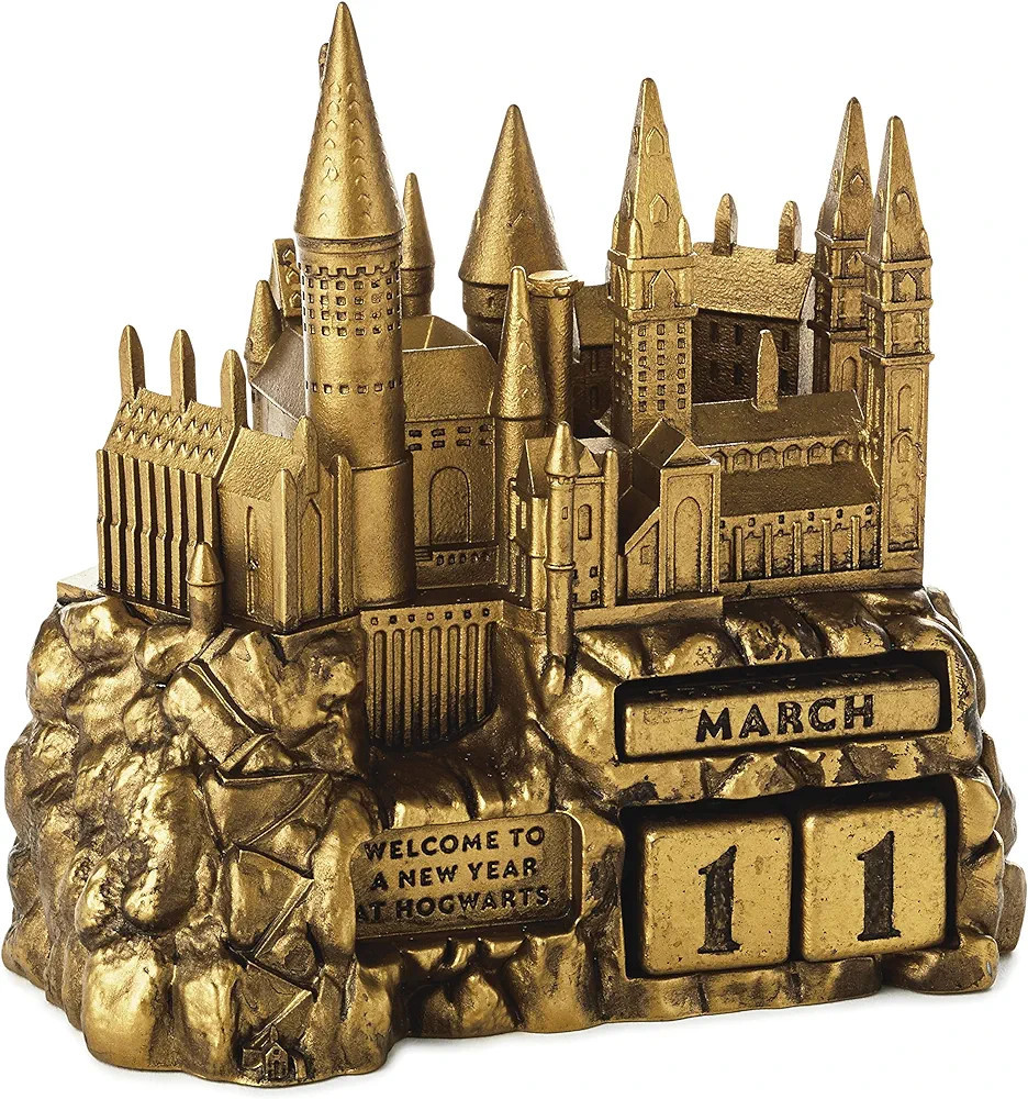 Hallmark Harry Potter Perpetual Calendar (Hogwarts) Office Supplies, Gift for Teachers, Kids, Bos... | Amazon (US)