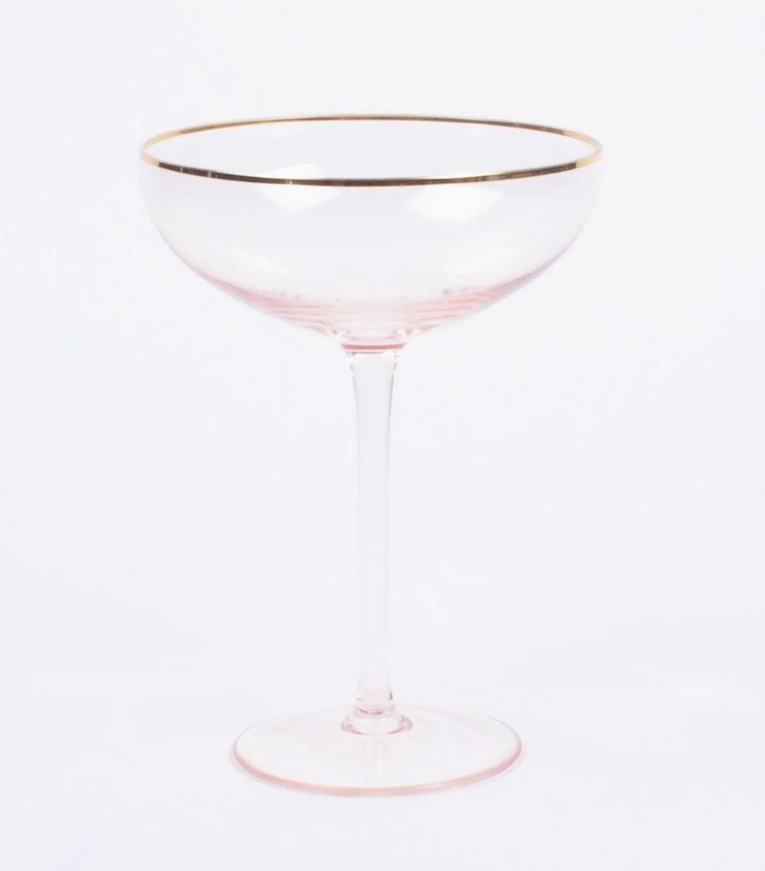 Light Pink Coupe Glass | House of Blum