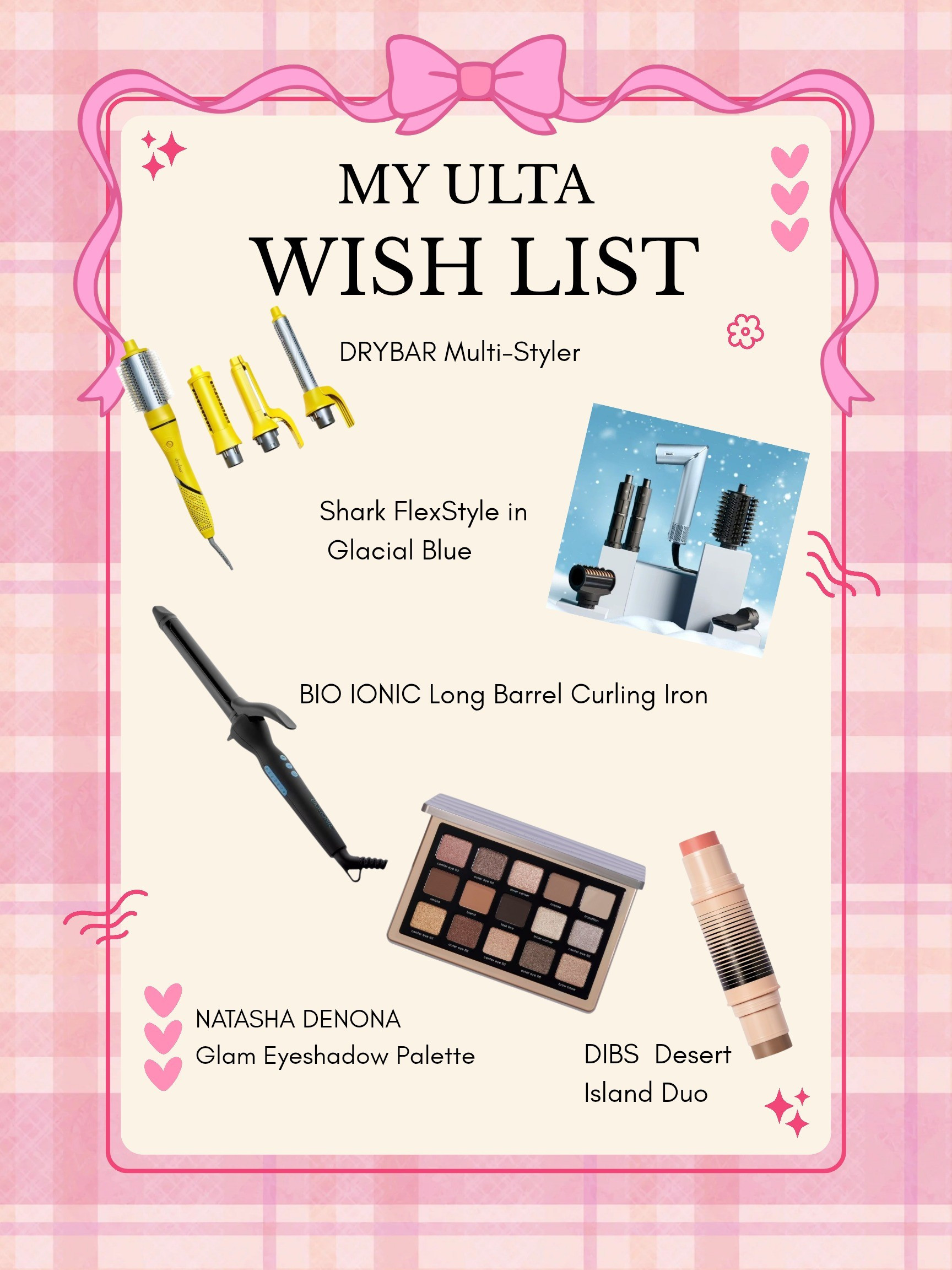 My Ulta Wishlist 🎀💘

#LTKGiftGuide #LTKBeauty #LTKSaleAlert