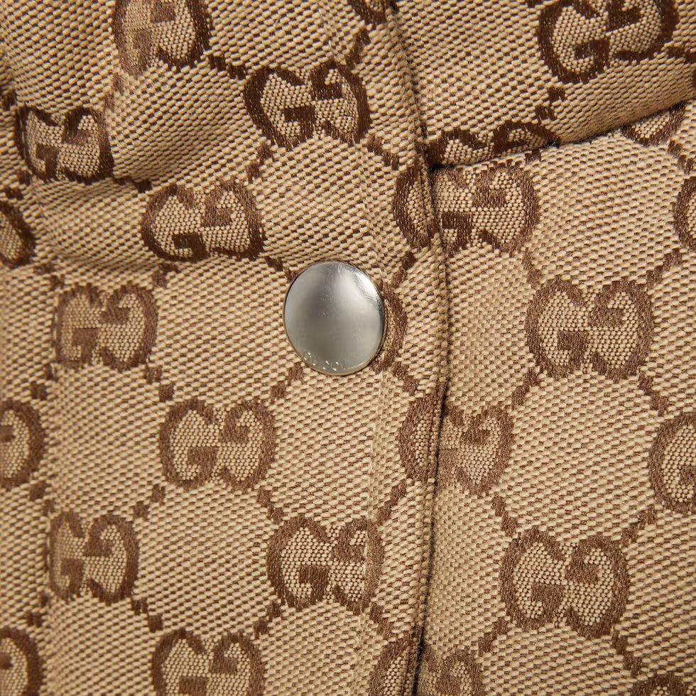 GG cotton canvas puffer jacket | Gucci (US)