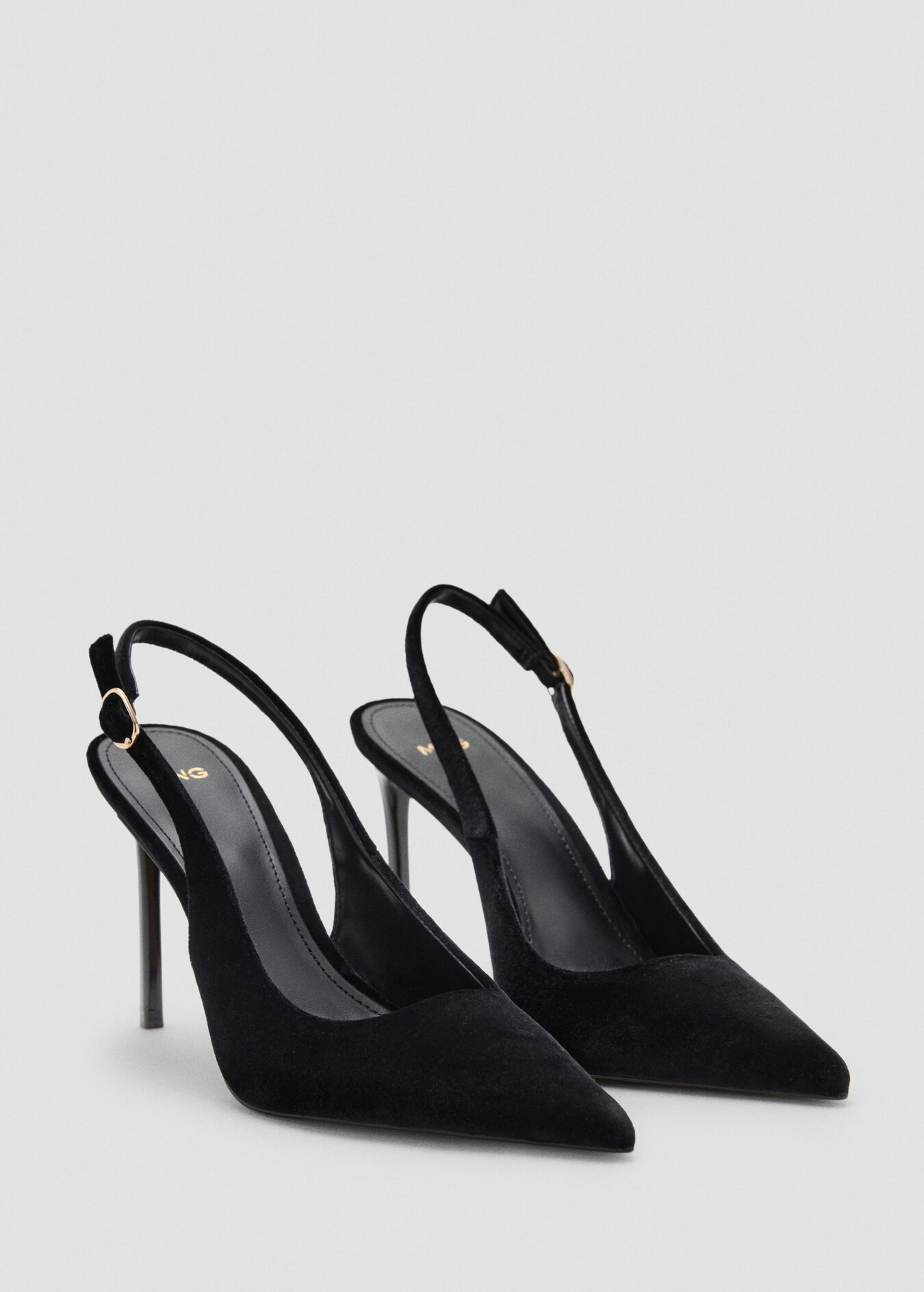 Velvet heeled shoes - Women | MANGO USA | Mango (US/MX/AU)
