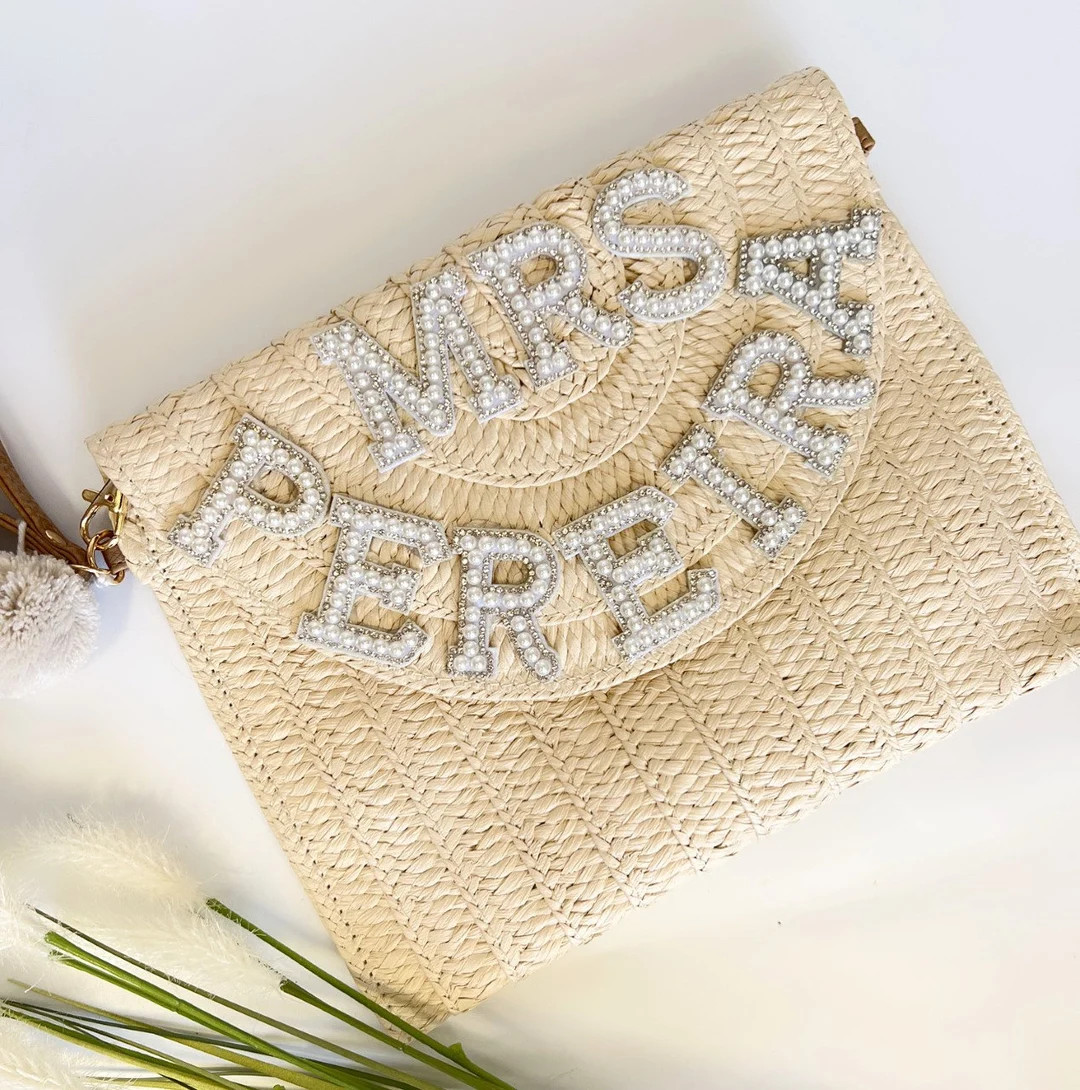 Bridal Shower Gift for Bride to Be Engagement Gift Ideas Honeymoon Bride Straw Purse Bride Gift I... | Etsy (US)